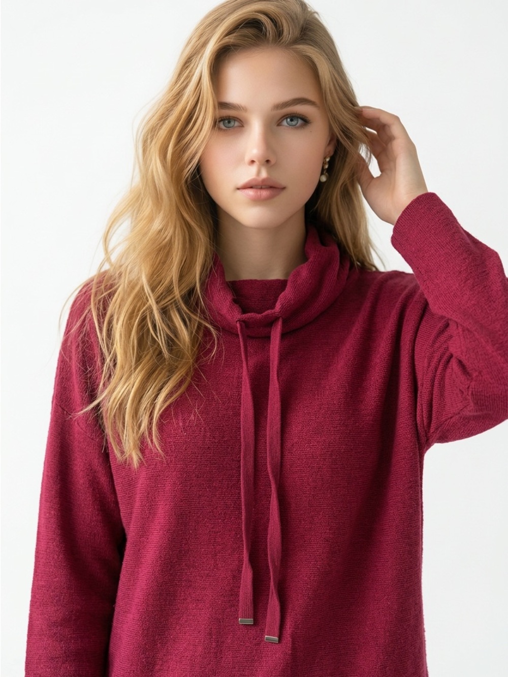 BEAUTIFUL CRANBERRY XL WESTBOUND TOP W POCKETS